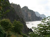 オタモイ海岸の断崖