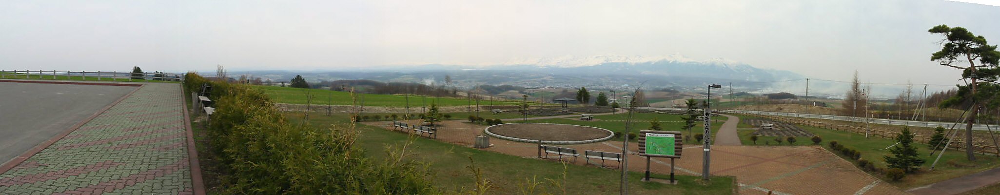 千望峠からのパノラマ画像